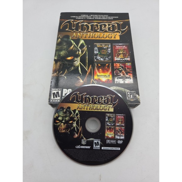 Other - Unreal Anthology PC DVD-ROM 2006 PC Midway No Soundtrack Disc